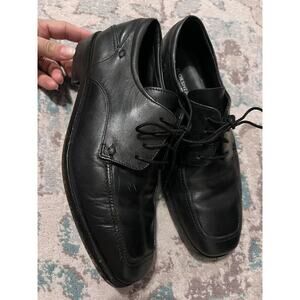 Florsheim Lexington Cap Toe oxford Dress Shoes Black Leather Men Sz 8 D Formal